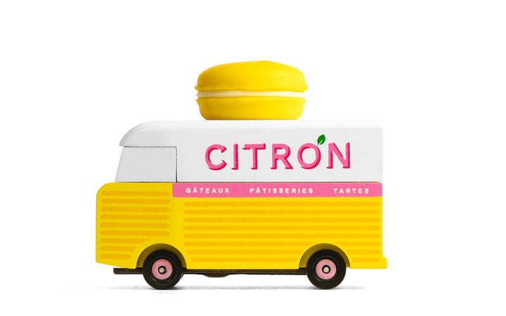 Candyvan Citron Macaron Van Foodtruck