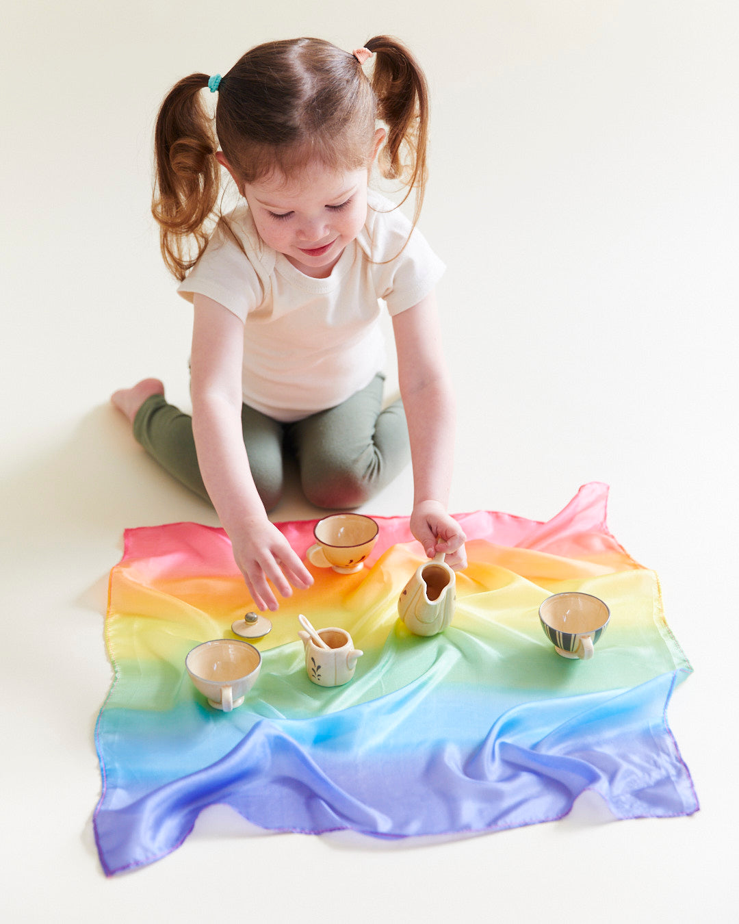 Rainbow Mini Playsilk