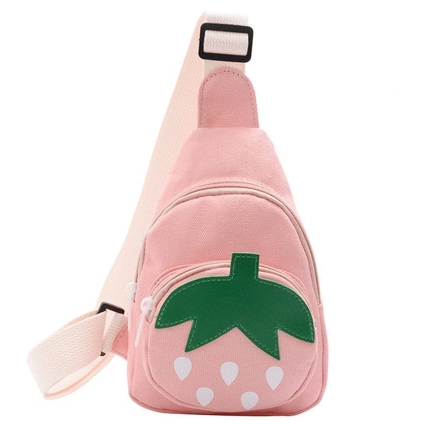Pink Strawberry Crossbody Pack