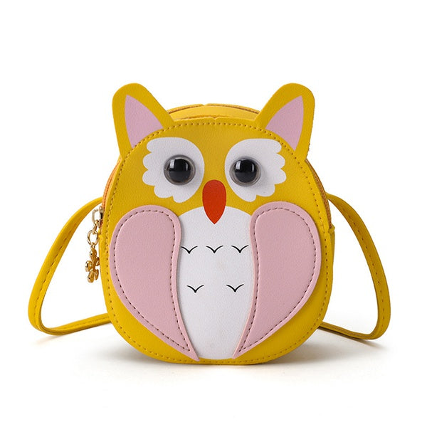 Yellow Owl Purse