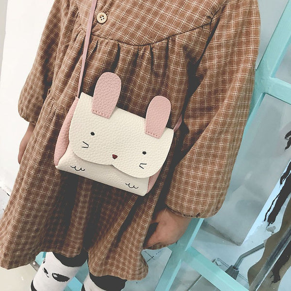 Small Bunny Purse- cream