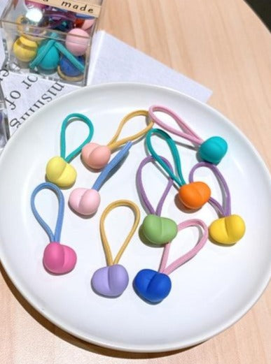 Heart Hair Tie Set S/10