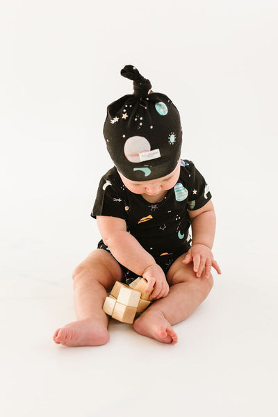 Planets Top Knot Beanie 0-6 months