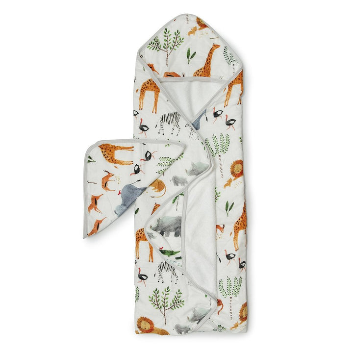 Hooded Towel Set - Safari Jungle