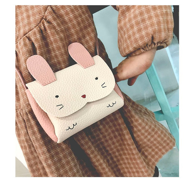 Small Bunny Purse- cream