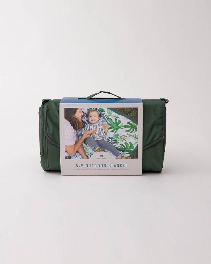 5' x 5' Outdoor Blanket - Tropical Leaf