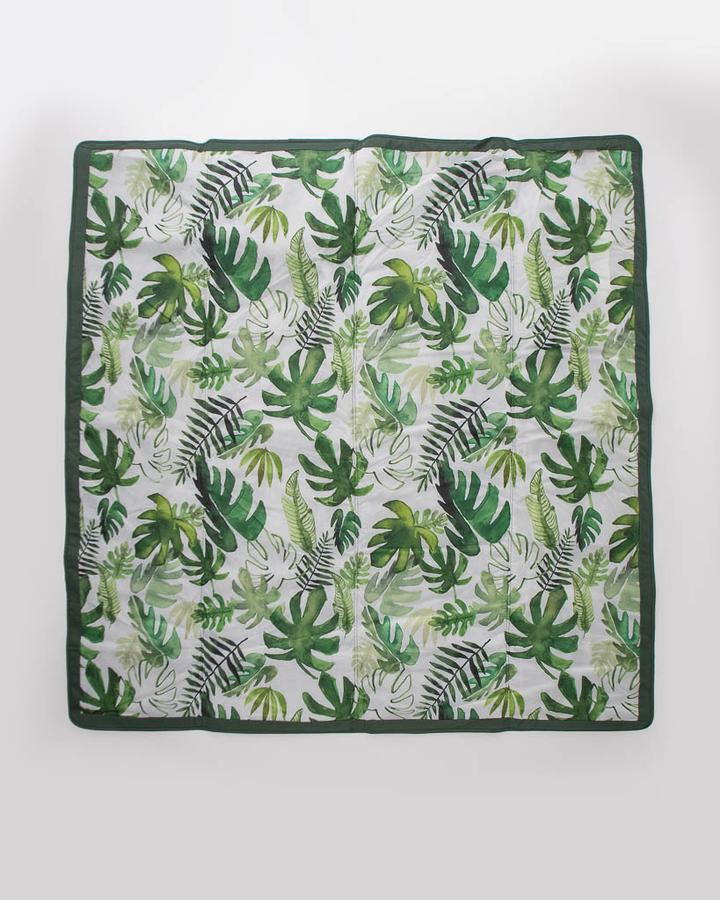 5' x 5' Outdoor Blanket - Tropical Leaf