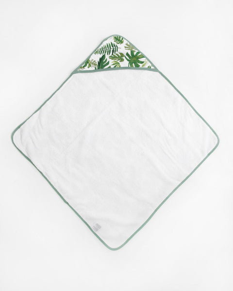 Tropical Leaf Infant Hooded Towel