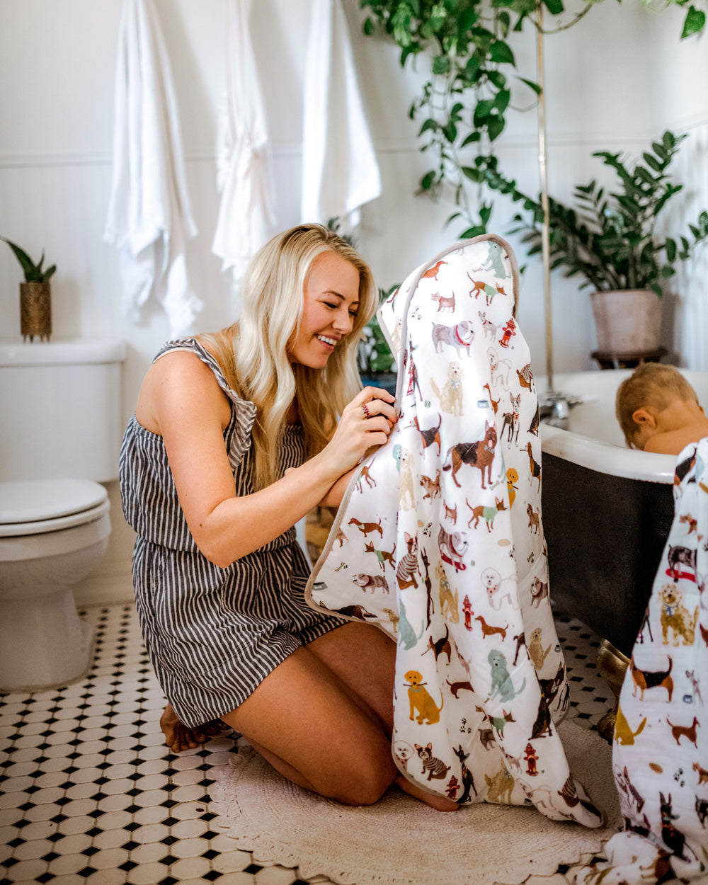 Woof Infant Hooded Towel