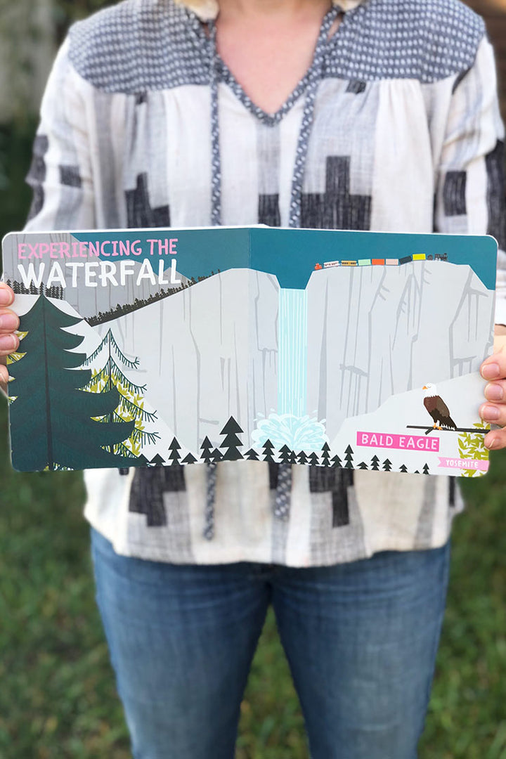 all aboard, national parks board book