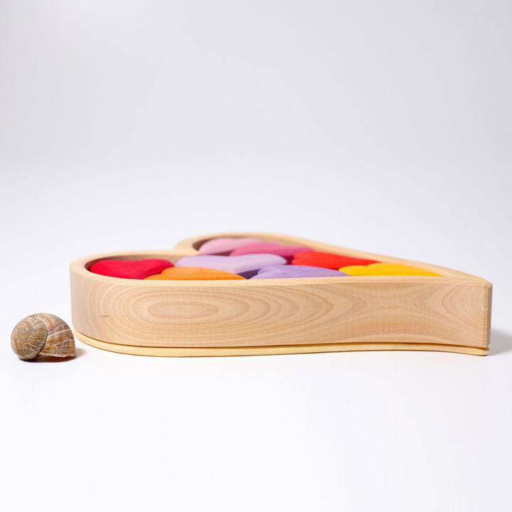 Wooden Red Hearts Set