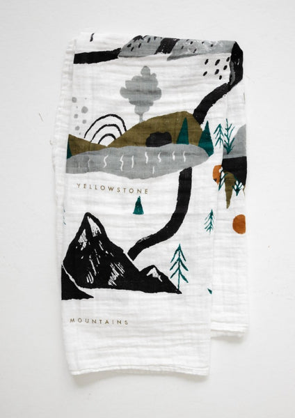 National Parks Swaddle Blanket