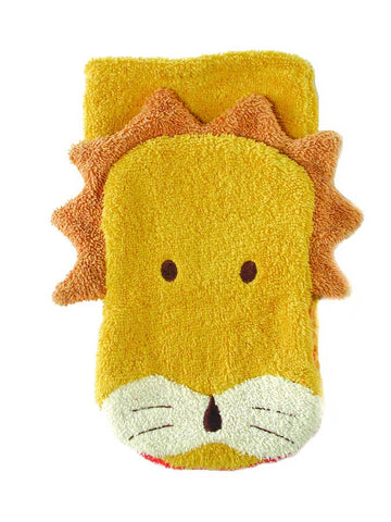 Lion Organic Washcloth Puppet