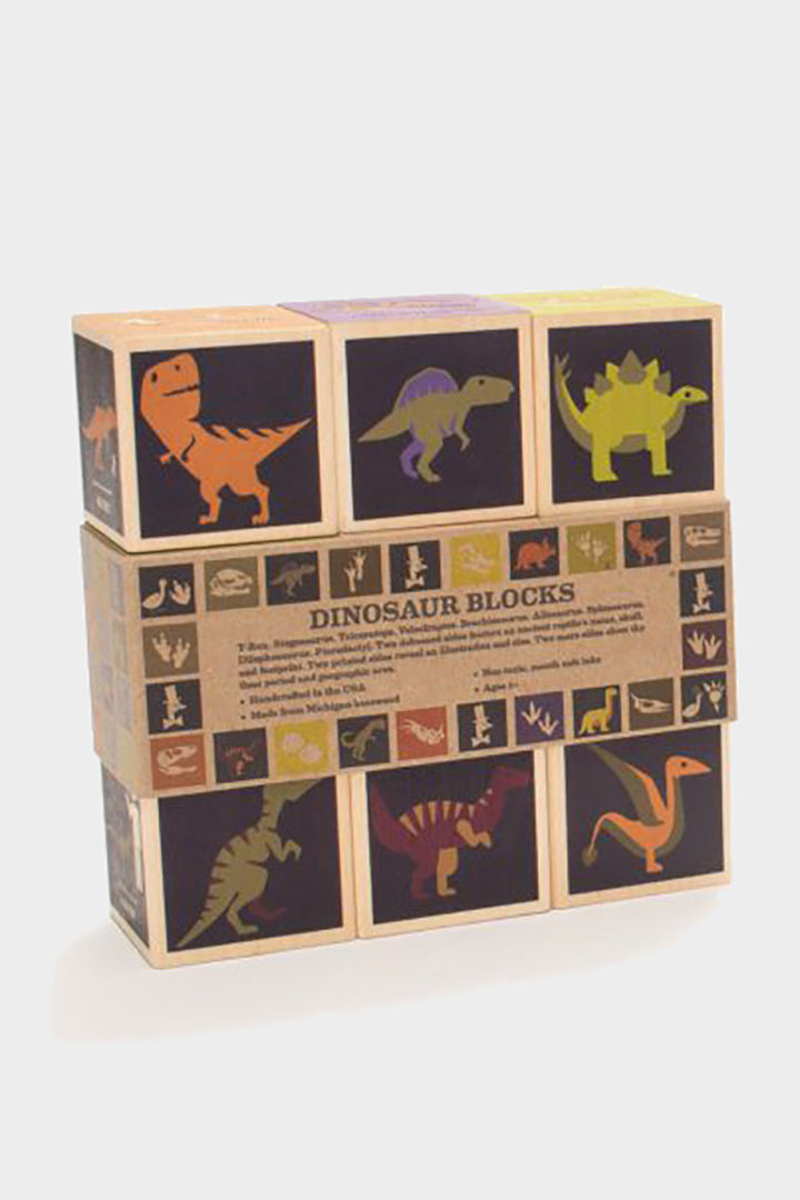 uncle goose dinosaur wooden blocks