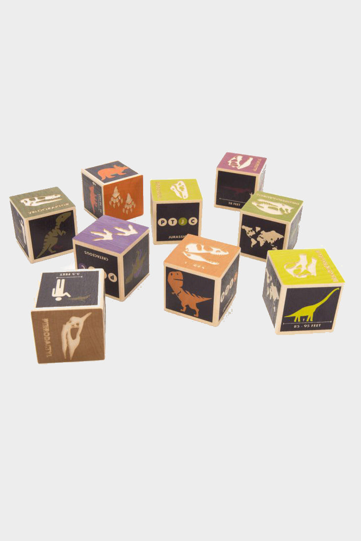 uncle goose dinosaur wooden blocks