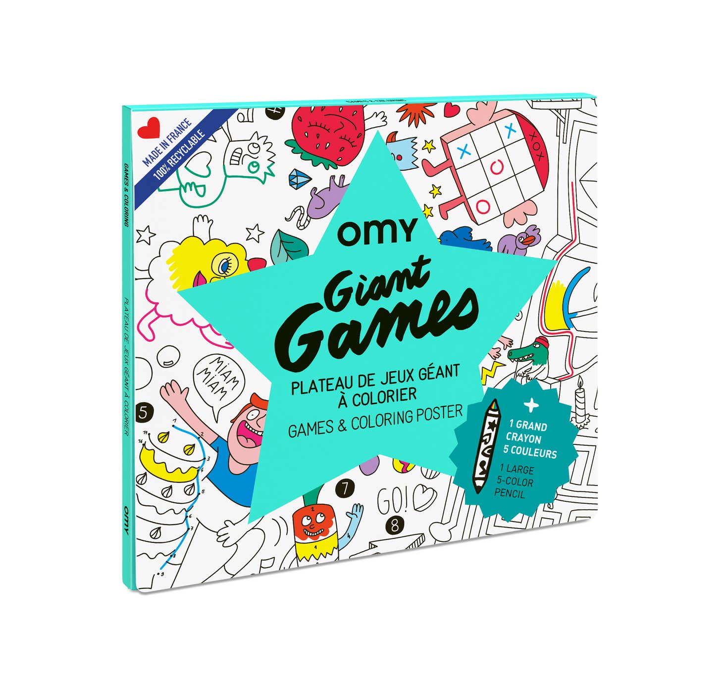 Giant coloring poster Games