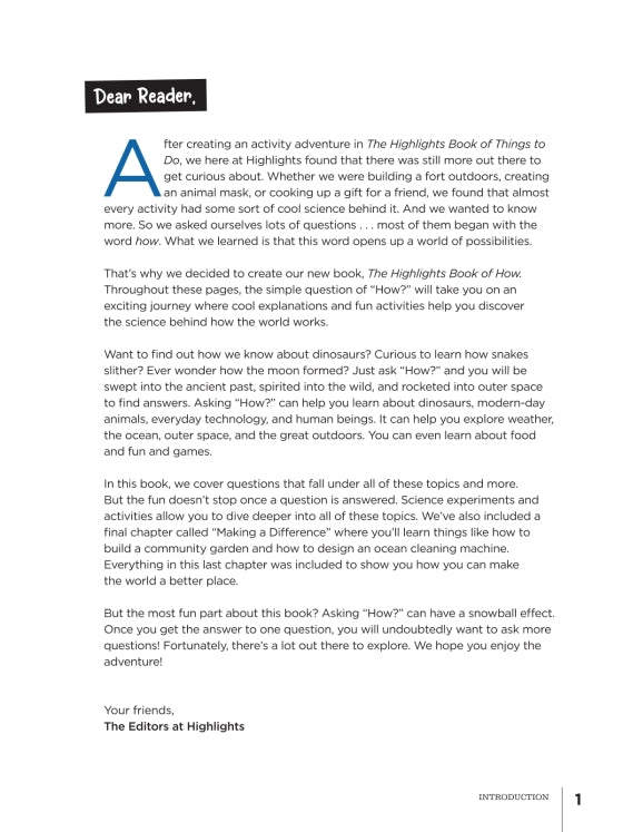 Highlights Book of How