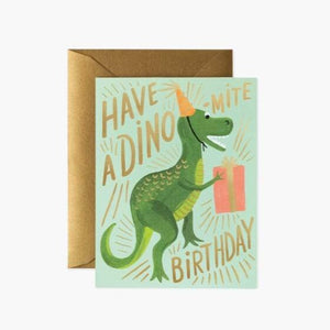 Dinomite Birthday Card