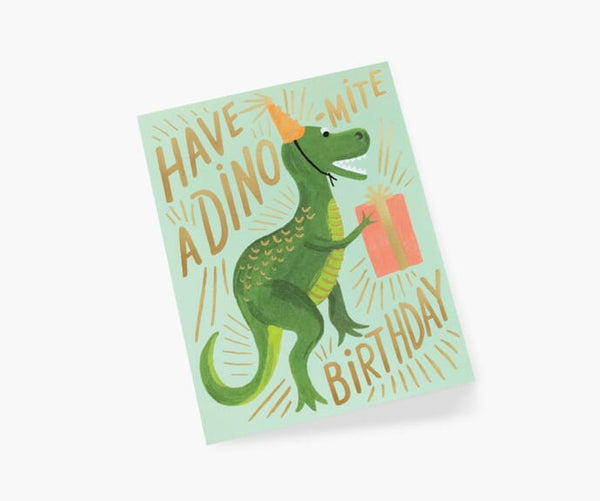 Dinomite Birthday Card