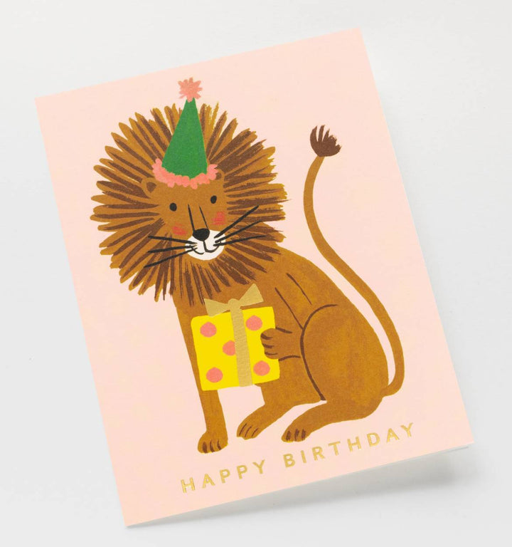 Lion Birthday Card