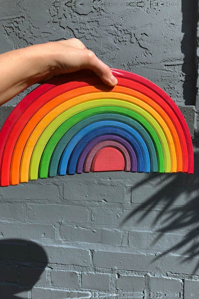 grimm's wooden rainbow large