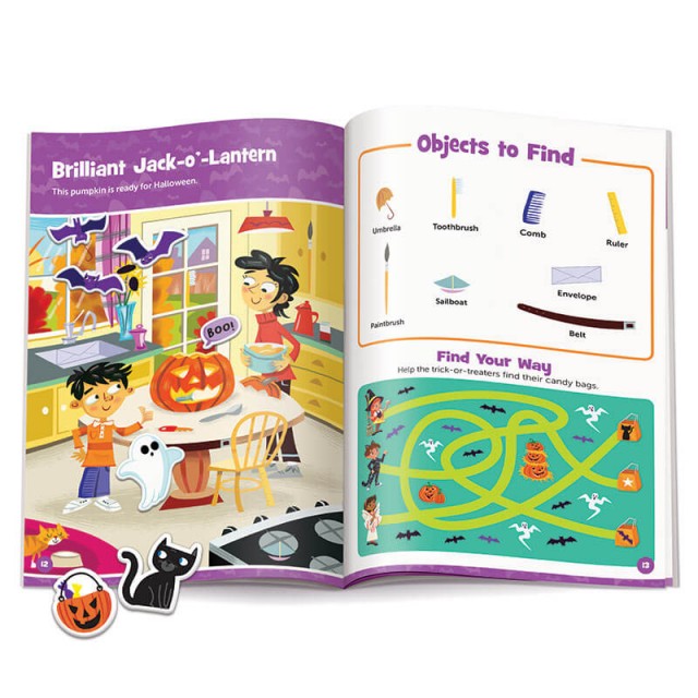 Highlights Halloween Puffy Sticker Play Scene