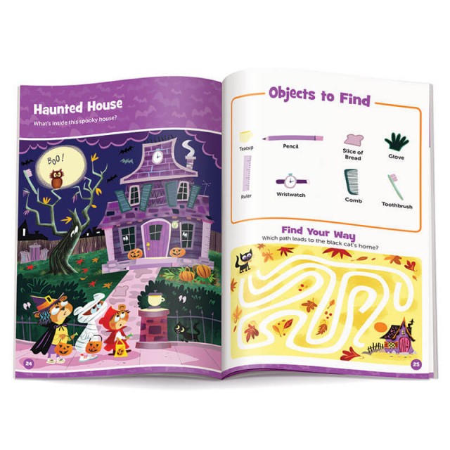 Highlights Halloween Puffy Sticker Play Scene