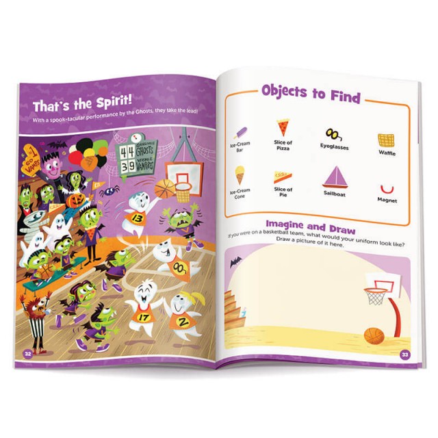 Highlights Halloween Puffy Sticker Play Scene