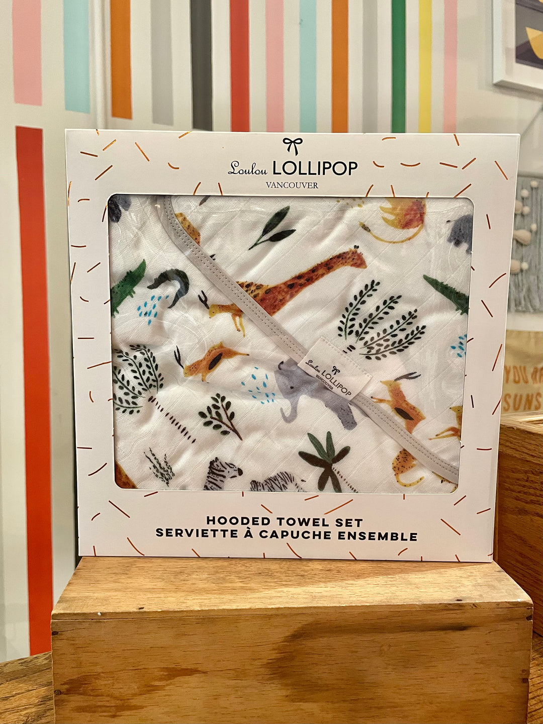 Hooded Towel Set - Safari Jungle