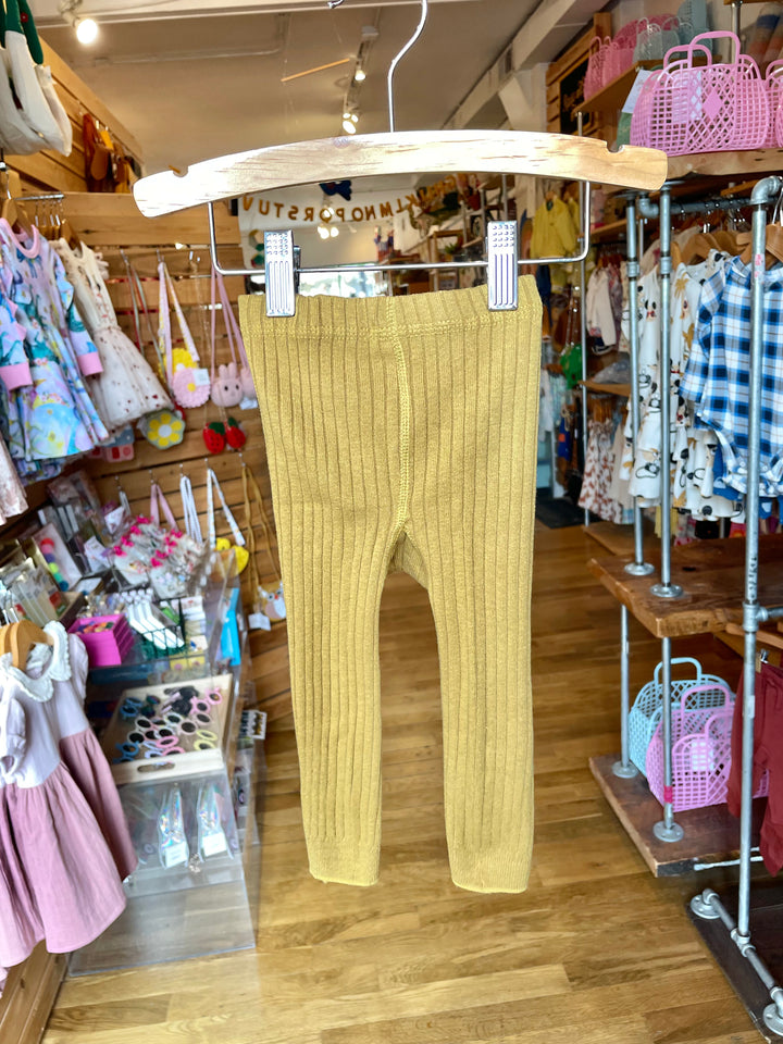 Solid Ochre Leggings