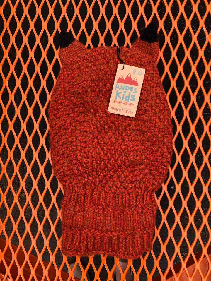 Fox Wool Animal Hood