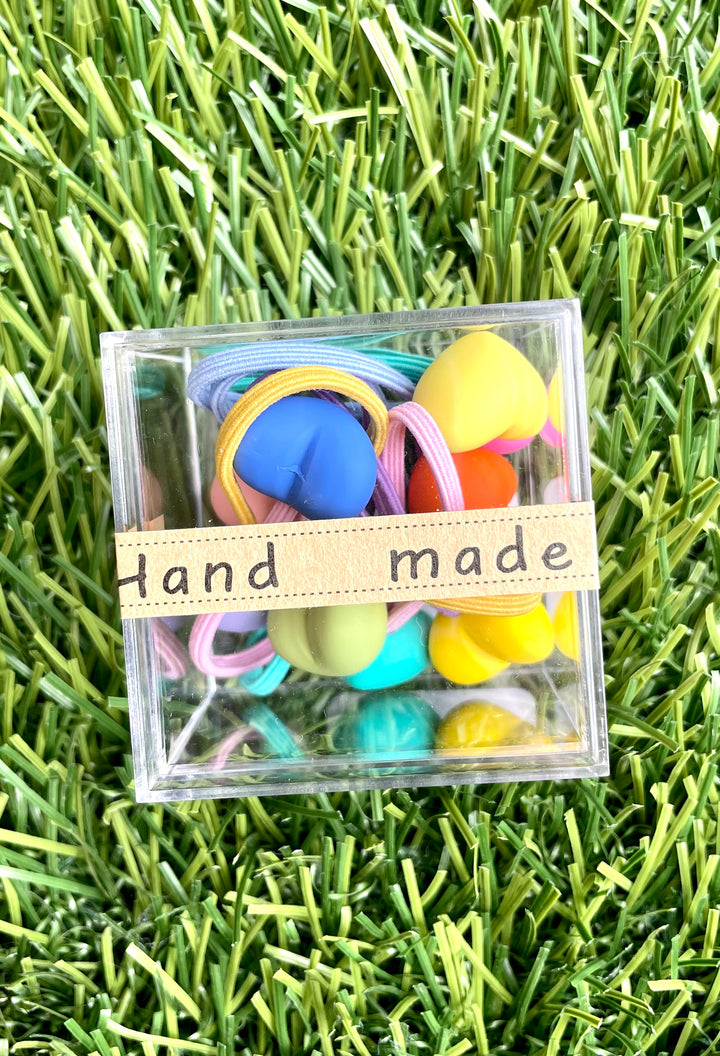 Heart Hair Tie Set S/10