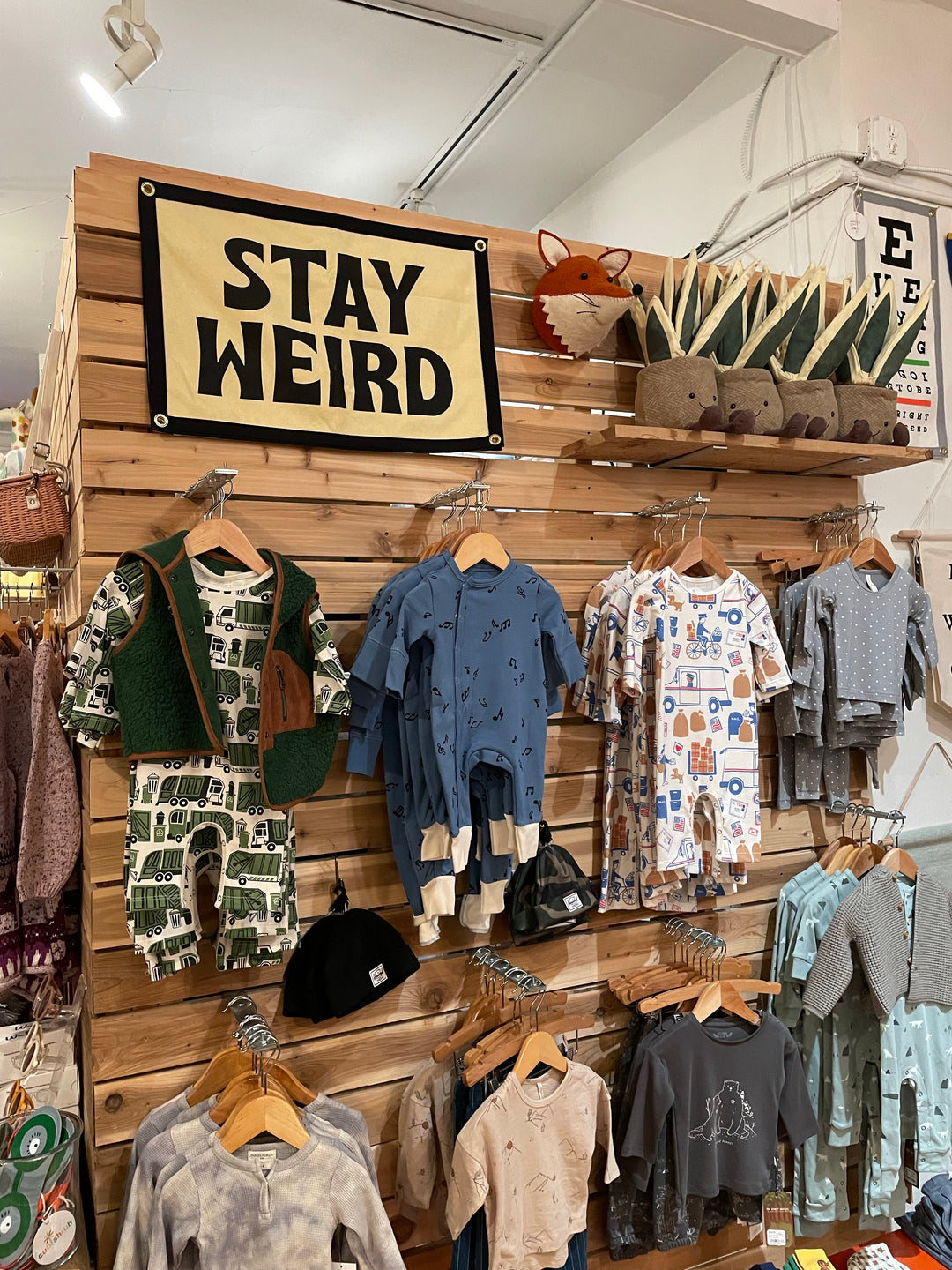 Stay Weird Camp Flag