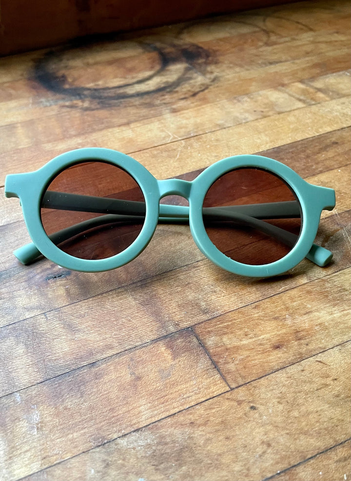 Retro Round Sunglasses Fern 3-8 years