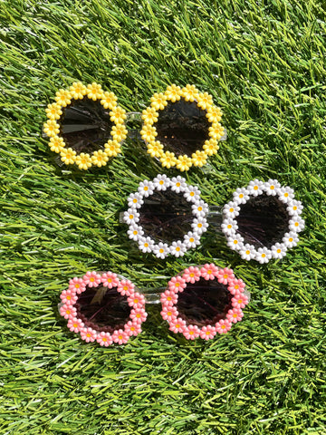 Pink Daisies Frame Sunglasses (3-8 years)