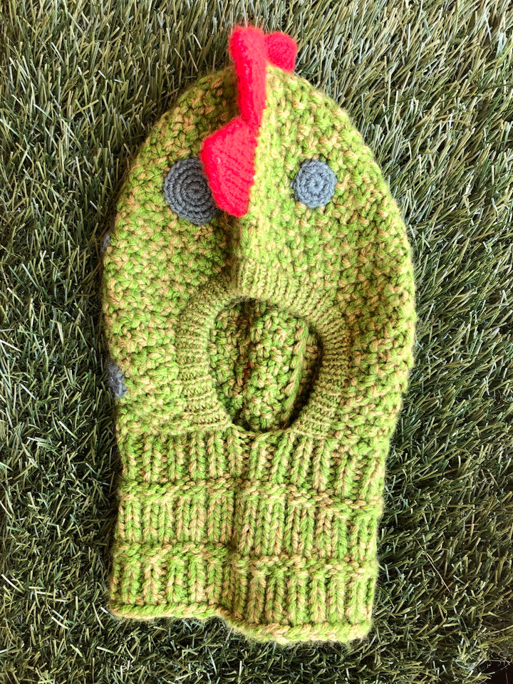 Dino Wool Animal Hood