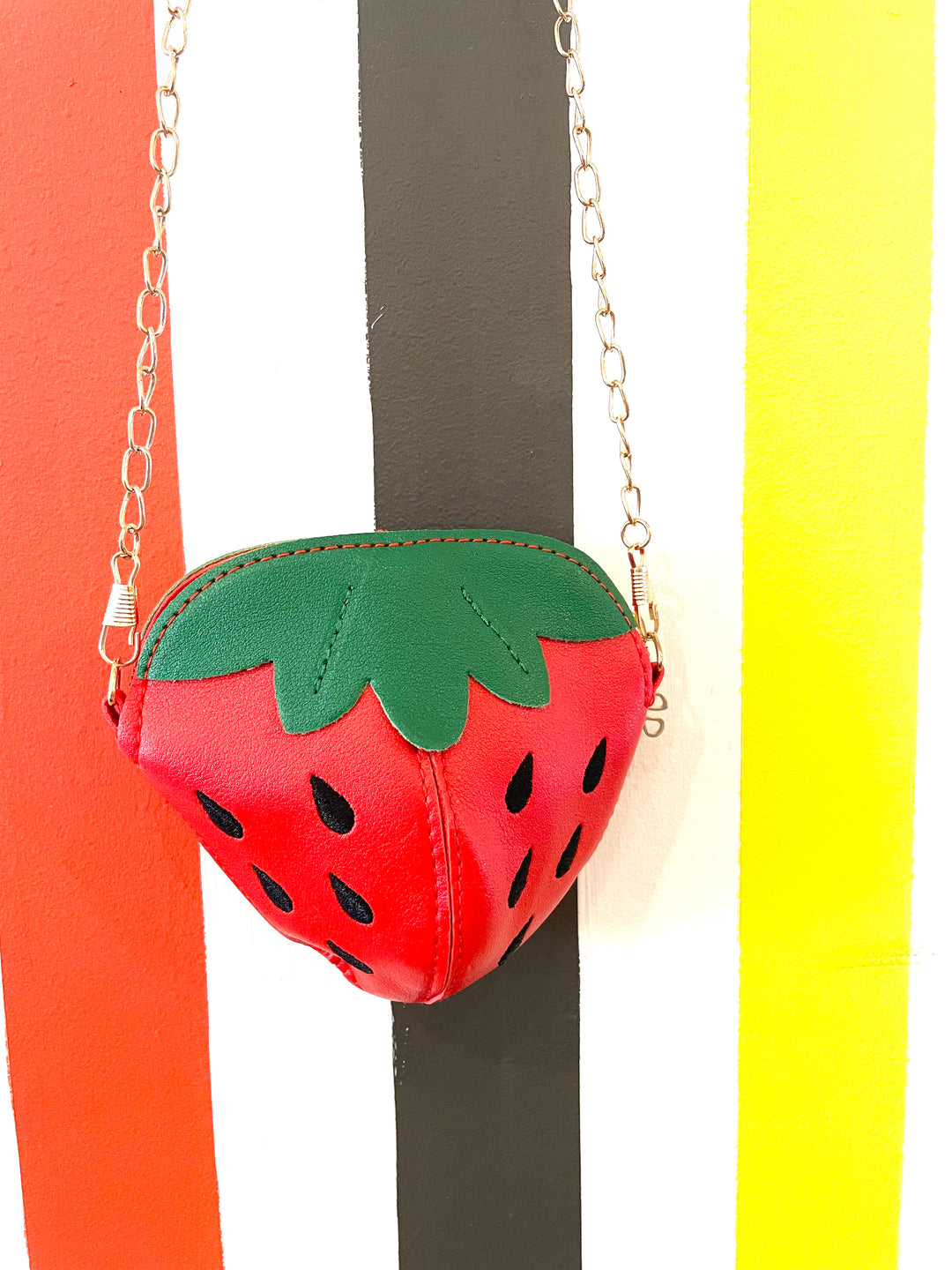 Red Strawberry Purse