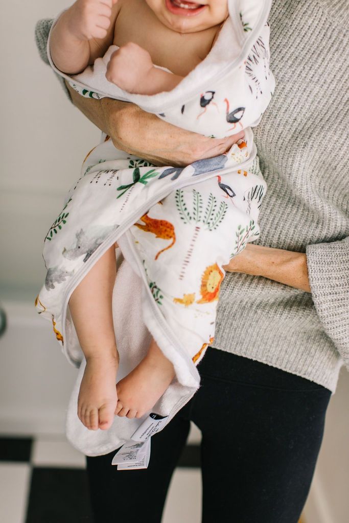 Hooded Towel Set - Safari Jungle