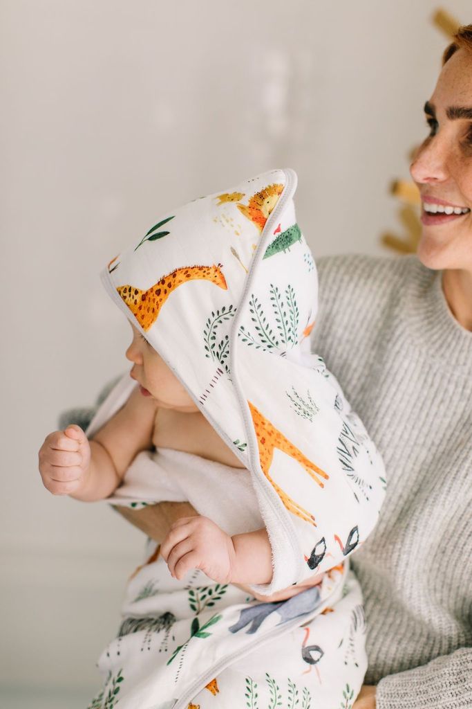 Hooded Towel Set - Safari Jungle