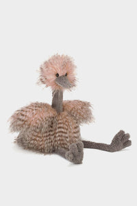 jellycat odette ostrich fuzzy stuffed animal