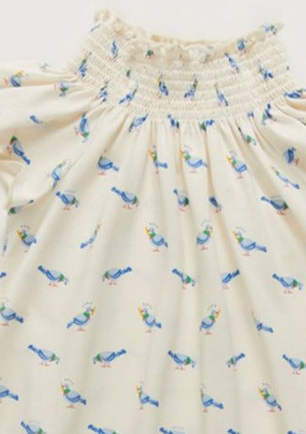 Gardenia Pigeon Peasant Dress