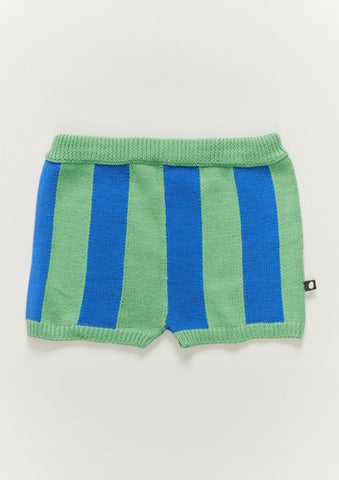 Absinthe Knit Striped Shorts