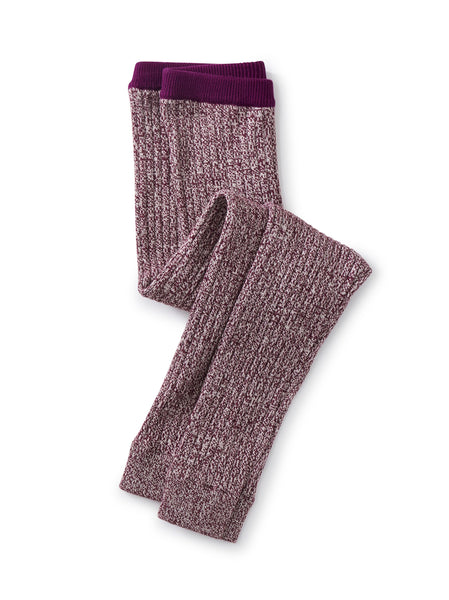 Purple Fig Marled Sweater Leggings
