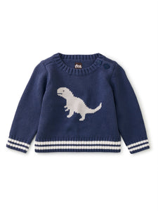 Blue Baby Dino Sweater