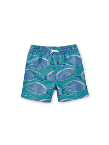 Swim Trunks- Bluechin Parrotfish