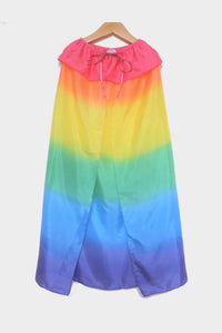 sarah's silks silk cape rainbow 