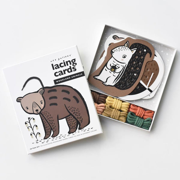 Lacing Cards- Woodland Animals