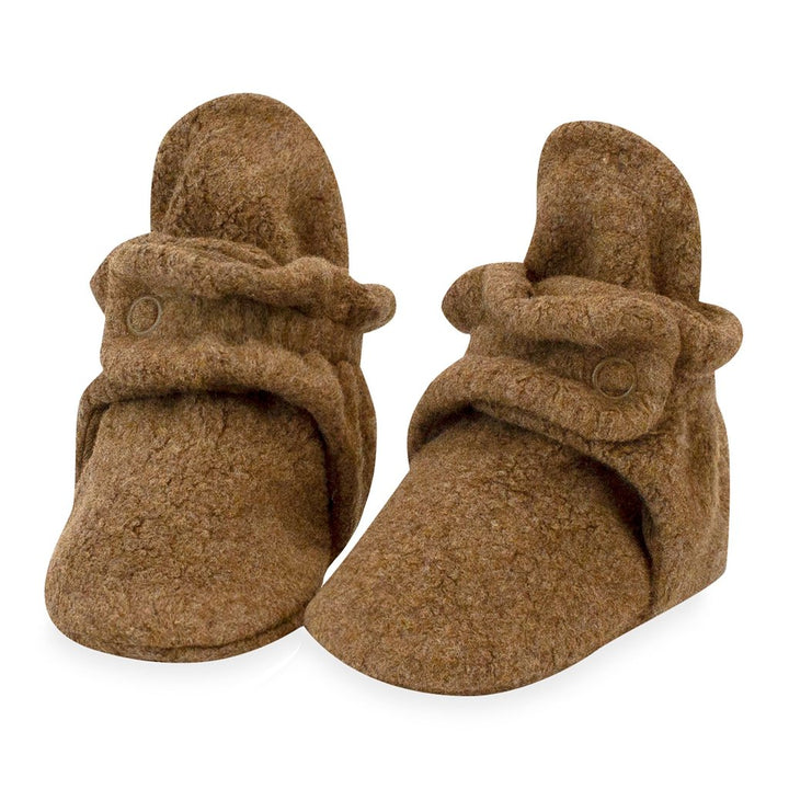 Heather Mocha Cozie Fleece Bootie