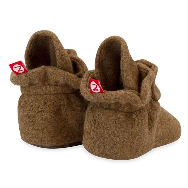 Heather Mocha Cozie Fleece Bootie